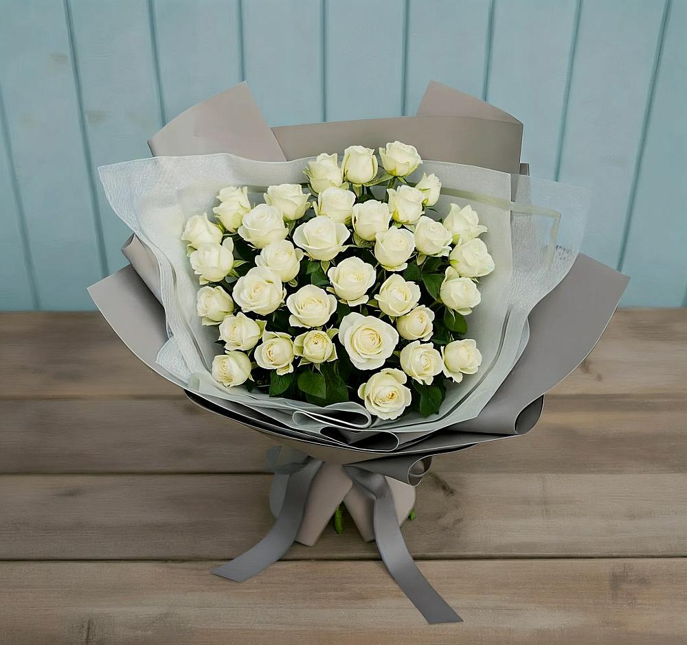 Букет Белоснежная нежность в Бесскорбной