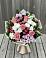 Букет цветов из: Альстромерии, Гвоздики, Розы и Хризантемы в Бесскорбной