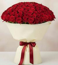 Букет 101 Красная роза Милано в Бесскорбной