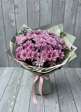 Букет цветов из:  Хризантемы #REPLACE_PRED# Бесскорбной