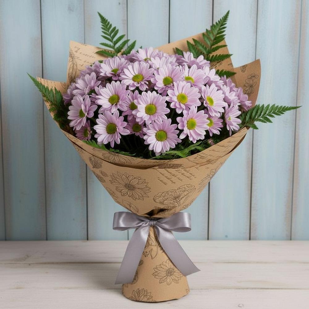 Букет цветов из: Хризантемы в Бесскорбной