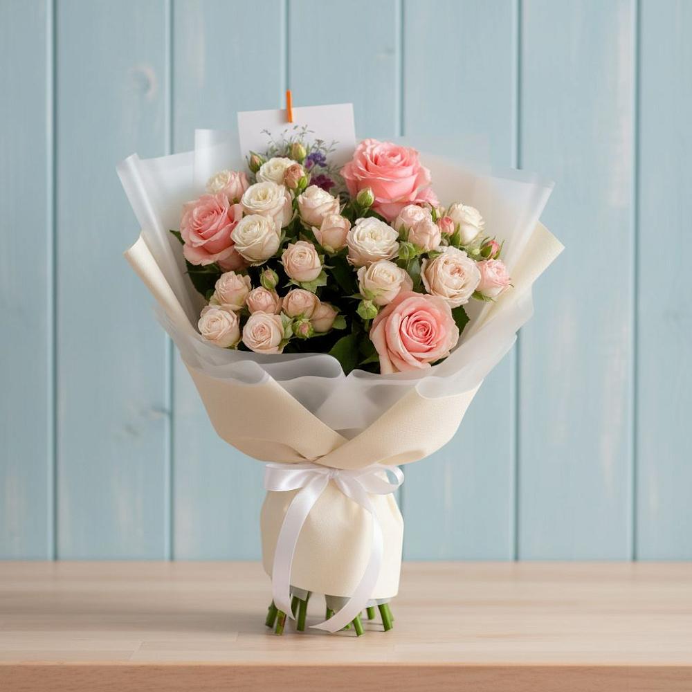 Букет цветов из: Розы в Бесскорбной