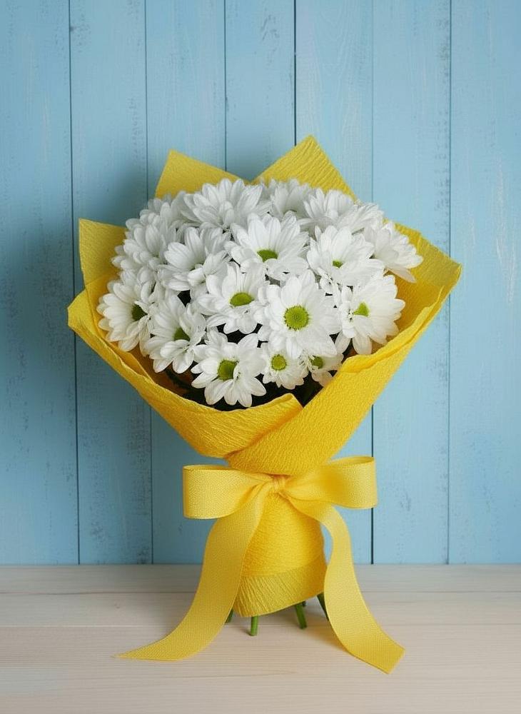 Букет цветов из: Хризантемы в Бесскорбной