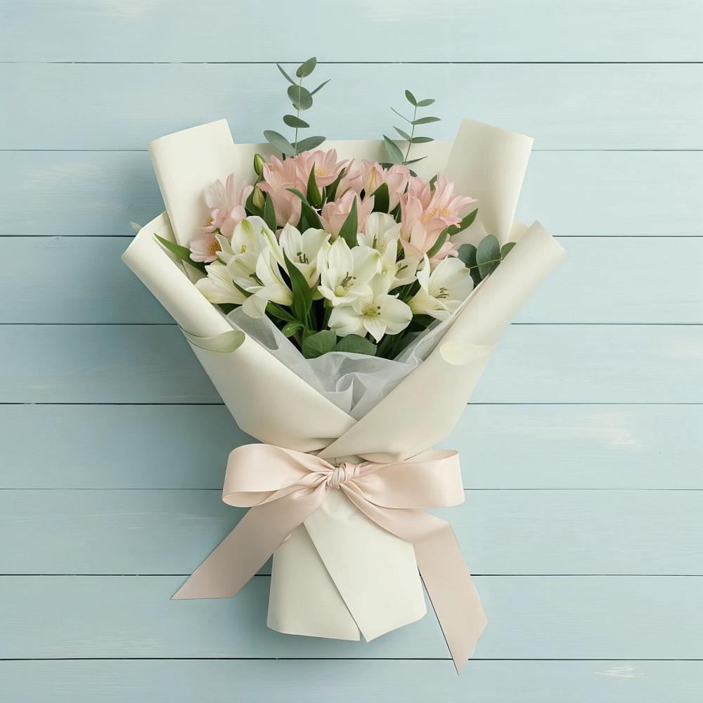 Букет цветов из: Альстромерии в Бесскорбной