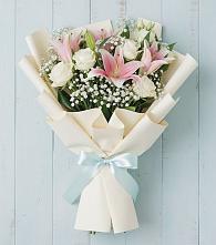 Букет цветов из:  Лилии в Бесскорбной